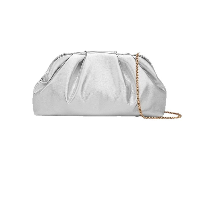 Damen Clutch im sanften Design mit feiner Kettenapplikation Nord Taschen