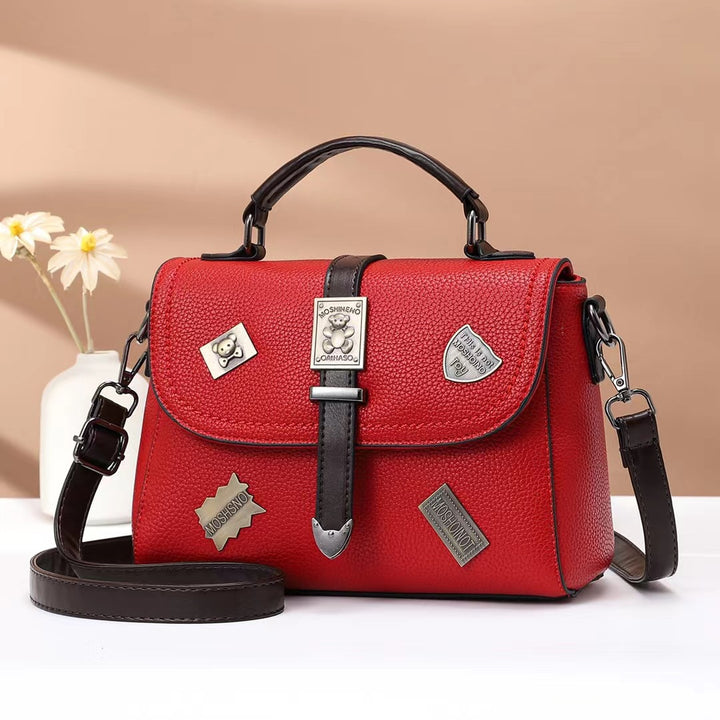Damen Handtasche mit einzigartigen Badges Nord Taschen