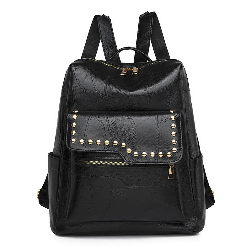 Damen eleganter Rucksack mit dekorativen Nieten Nord Taschen
