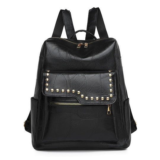 Damen eleganter Rucksack mit dekorativen Nieten Nord Taschen