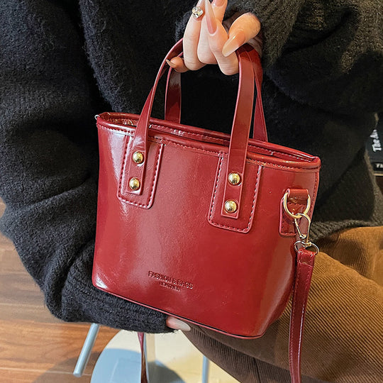 Damen eleganter Henkeltasche aus hochwertigem Kunstleder Nord Taschen