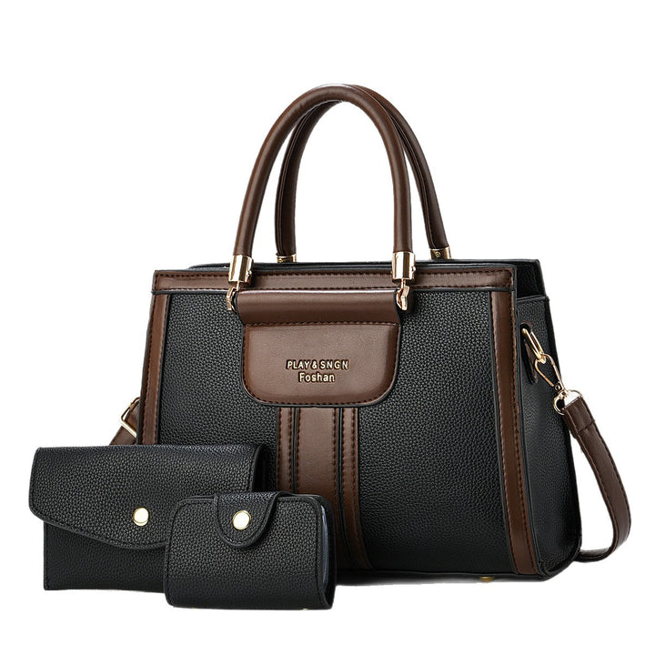 Damen Handtasche mit abnehmbarer Clutch und praktischen Fächern Nord Taschen