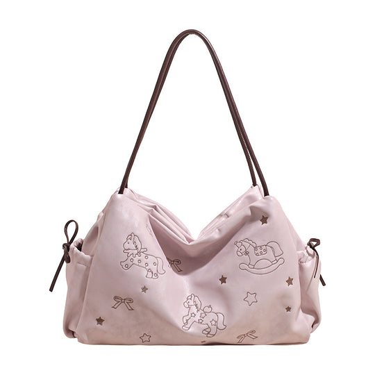 Damen Hobo-Tasche mit verspieltem Tiermotiv und großzügigem Innenraum Nord Taschen