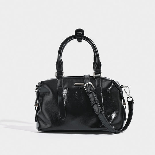 Damen elegante Handtasche mit glänzender Oberfläche Nord Taschen