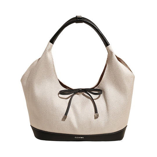 Damen Hobo-Tasche mit geflochtenem Design und Lederakzenten Nord Taschen