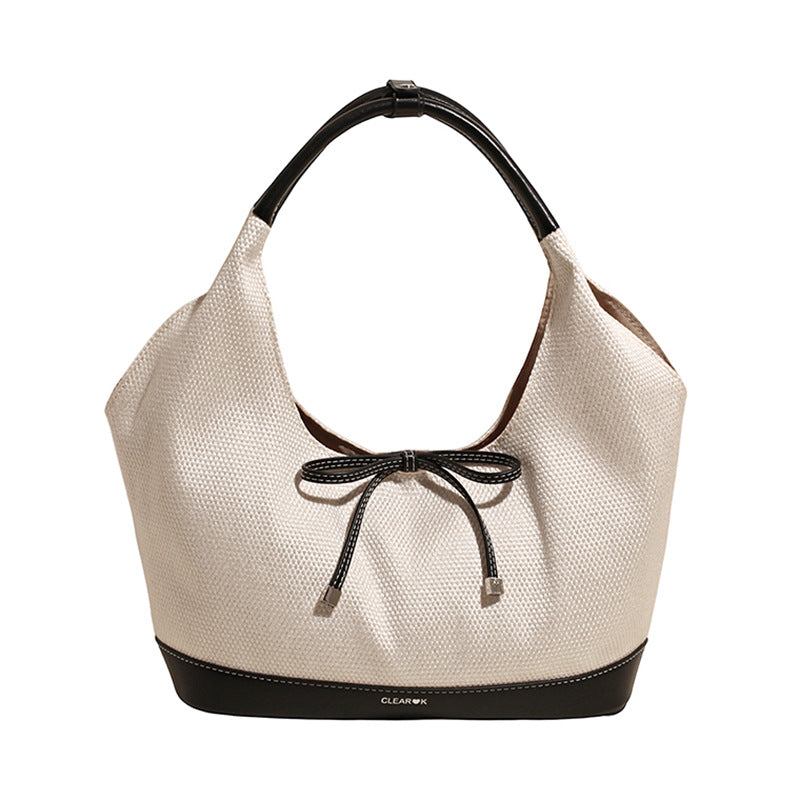 Damen modische Handtasche im eleganten Design mit raffiniertem Kordelzug Nord Taschen