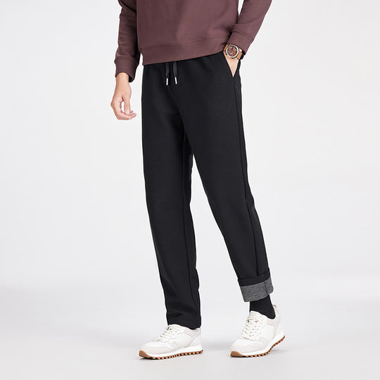 Herren Legere Jogginghose mit geradem Schnitt, elastischem Bund und umgeschlagenem Saum Nord Taschen