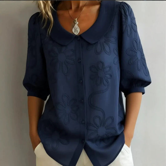 Damen Bluse mit floralem Muster Nord Taschen