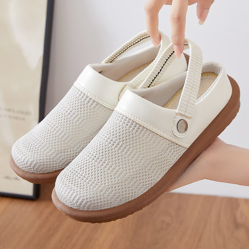 Damen Atmungsaktive Clogs mit elastischem Riemen - Arvani
