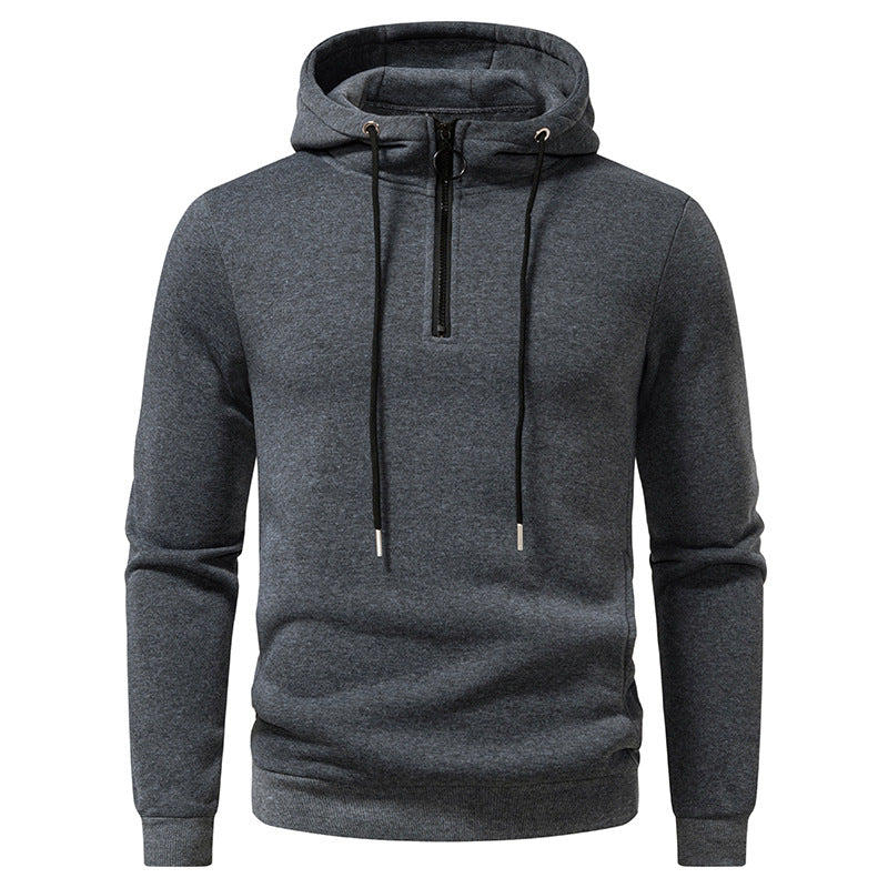 Herren Kapuzenpullover mit modernem Reißverschluss und atmungsaktivem Material Nord Taschen
