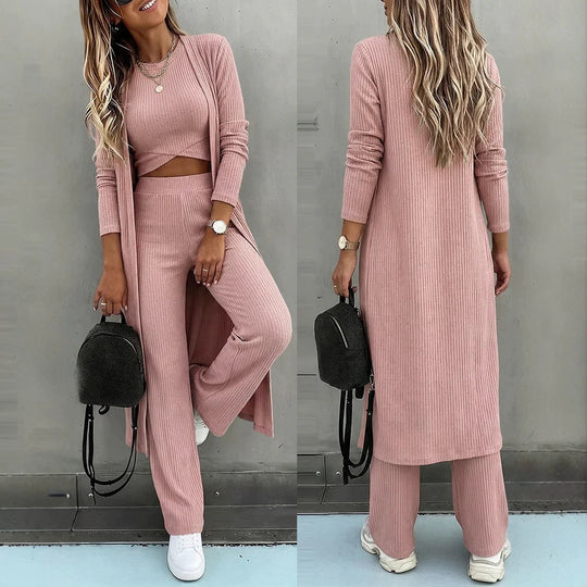 Damen Modischer Cardigan-Set Nord Taschen