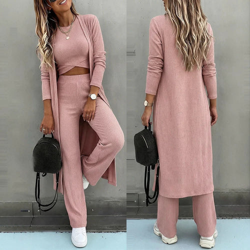 Damen Modischer Cardigan-Set Nord Taschen