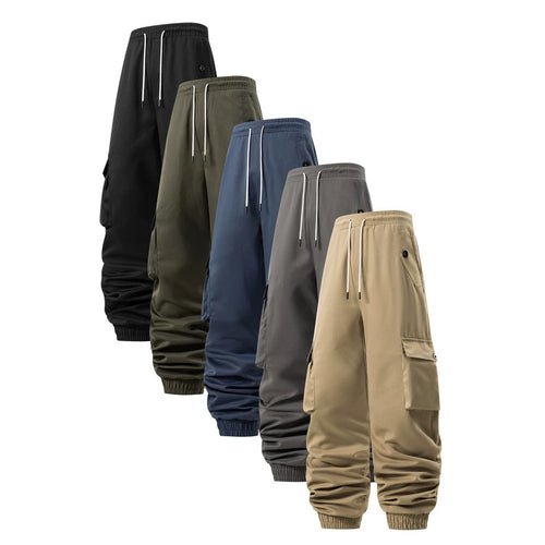 Herren Cargo-Joggerhose mit elastischem Bund, Tunnelzug und Multifunktionstaschen Nord Taschen