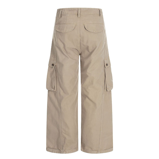 Damen Weite Cargo-Culotte-Shorts mit aufgesetzten Pattentaschen Nord Taschen