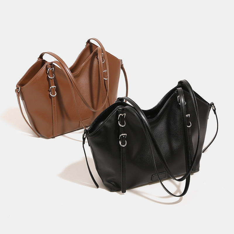 Damen Hobo-Tasche aus hochwertigem Kunstleder mit verstellbarem Schulterriemen Nord Taschen