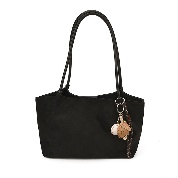 Damen Schultertasche aus weichem Kunstleder mit eleganten Akzenten Nord Taschen