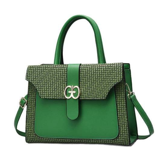 Damen elegante Henkeltasche mit strukturiertem Design und abnehmbarem Schulterriemen Nord Taschen