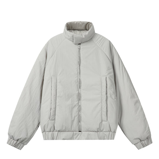 Unisex Boxy-wattierte Kurzjacke mit voluminösem Funnelkragen Nord Taschen