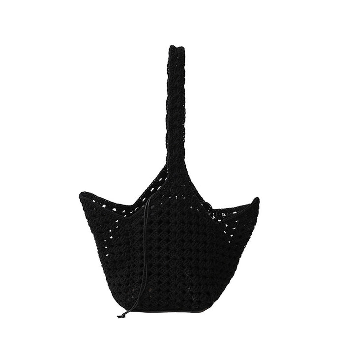 Damen geflochtene Einkaufsbeuteltasche mit robustem Design und langen Tragegriffen Nord Taschen
