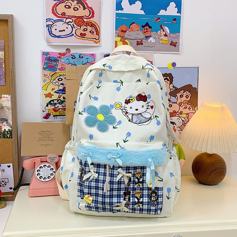 Damen Rucksack mit verspielten Stickereien Nord Taschen