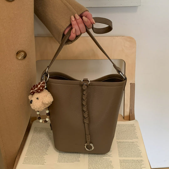 Damen Hobo Tasche mit geflochtenen Details Nord Taschen