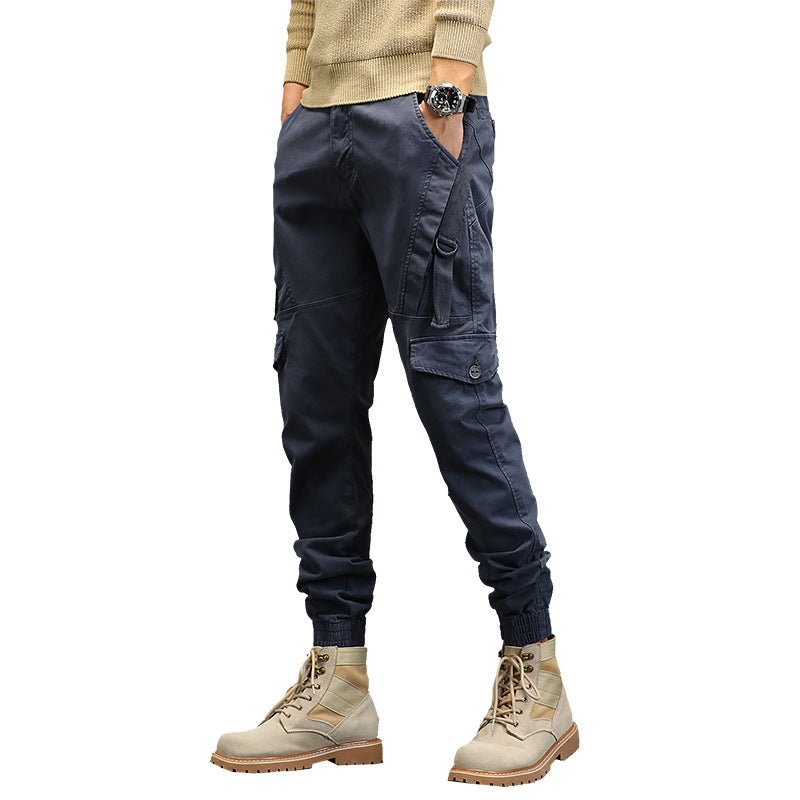 Herren Tapered‑Cargo‑Joggerhose mit ergonomischen Knieabnähern, Klapp‑Utility‑Taschen und geripptem Knöchelabschluss Nord Taschen