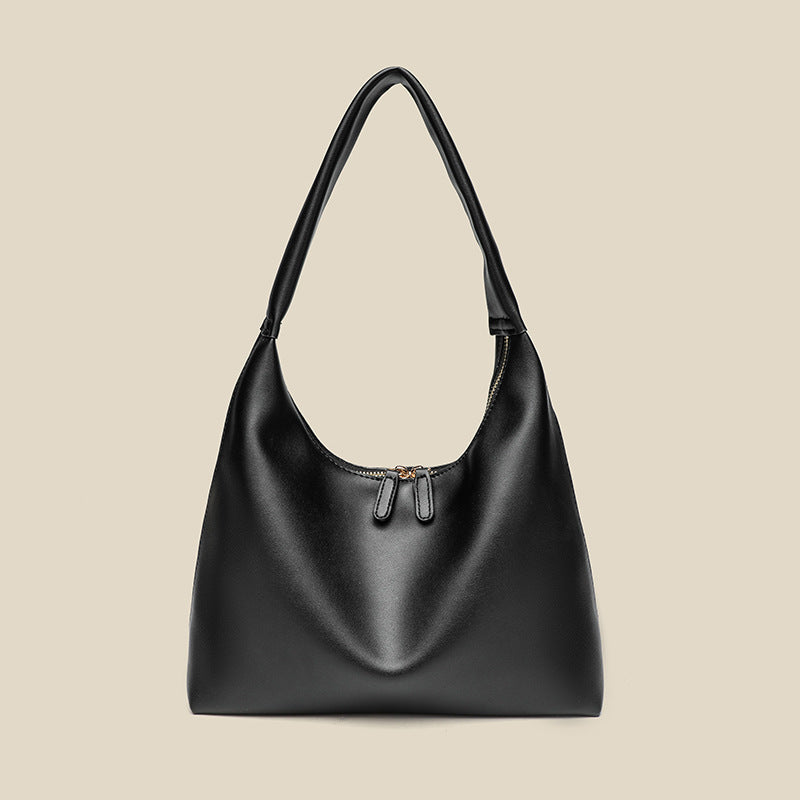 Damen Hobo-Tasche mit luxuriösem, geschmeidigem Kunstleder und stilvollem Reißverschluss Nord Taschen