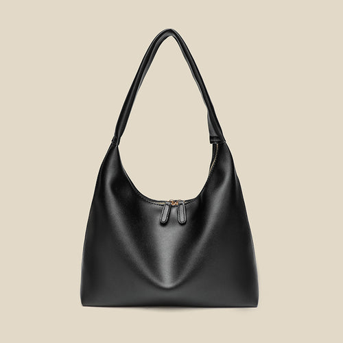 Damen Hobo-Tasche mit luxuriösem, geschmeidigem Kunstleder und stilvollem Reißverschluss Nord Taschen