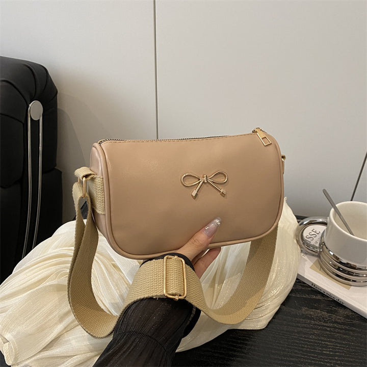 Damen modische Umhängetasche mit elegantem Schleifenakzent Nord Taschen