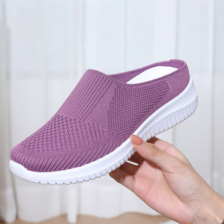 Damen bequeme und atmungsaktive Slip-On Sneaker