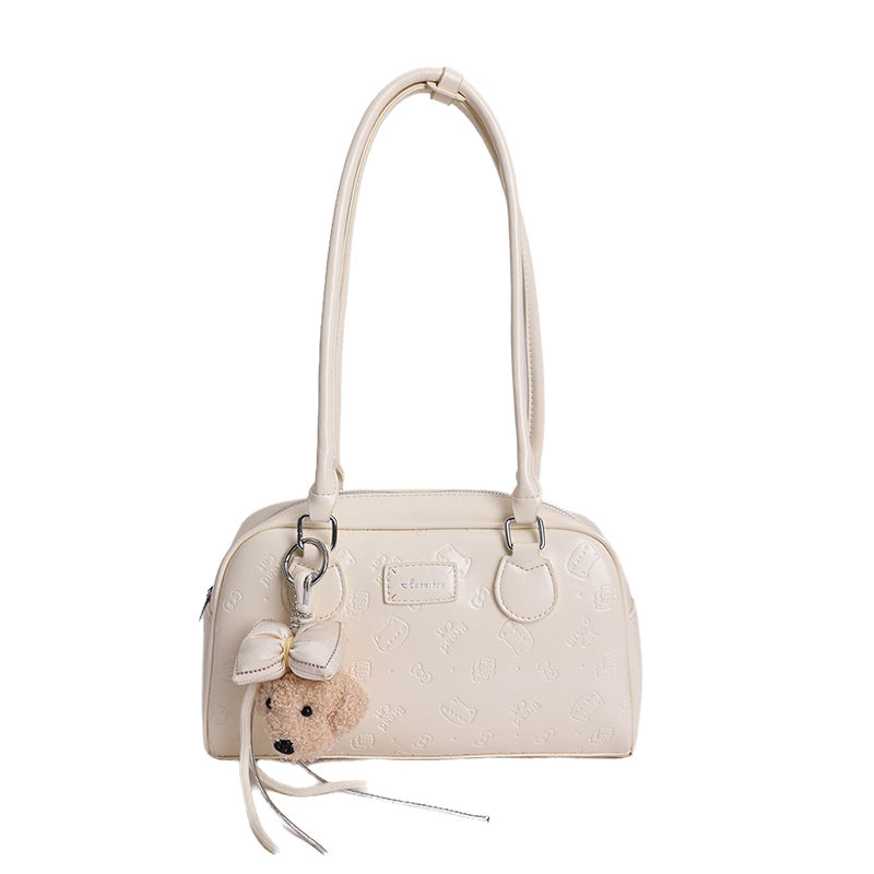 Damen modische Handtasche mit süßem Plüschdesign Nord Taschen