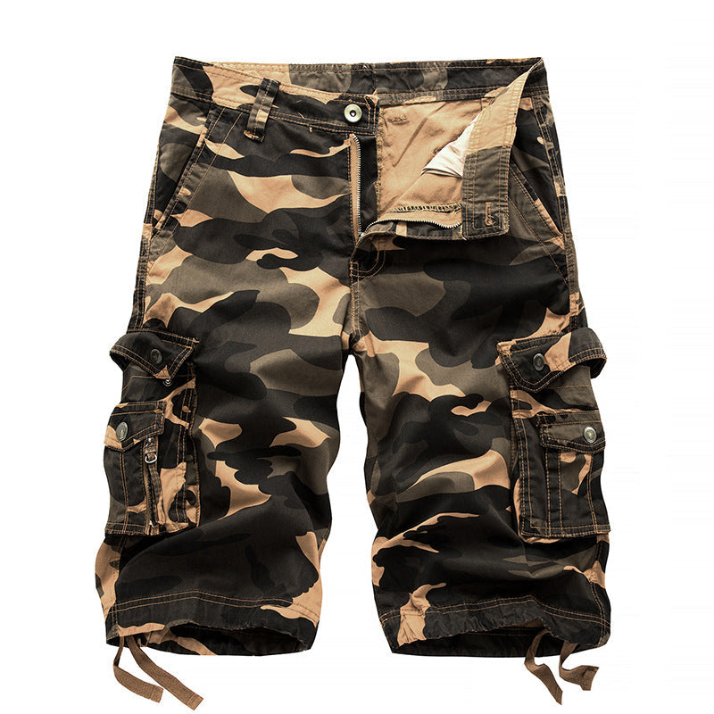 Herren Cargoshorts mit vielseitigen Taschen und Kordelzug Nord Taschen