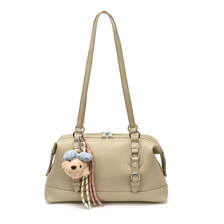 Damen Handtasche mit praktisch abnehmbarem Teddy-Anhänger Nord Taschen