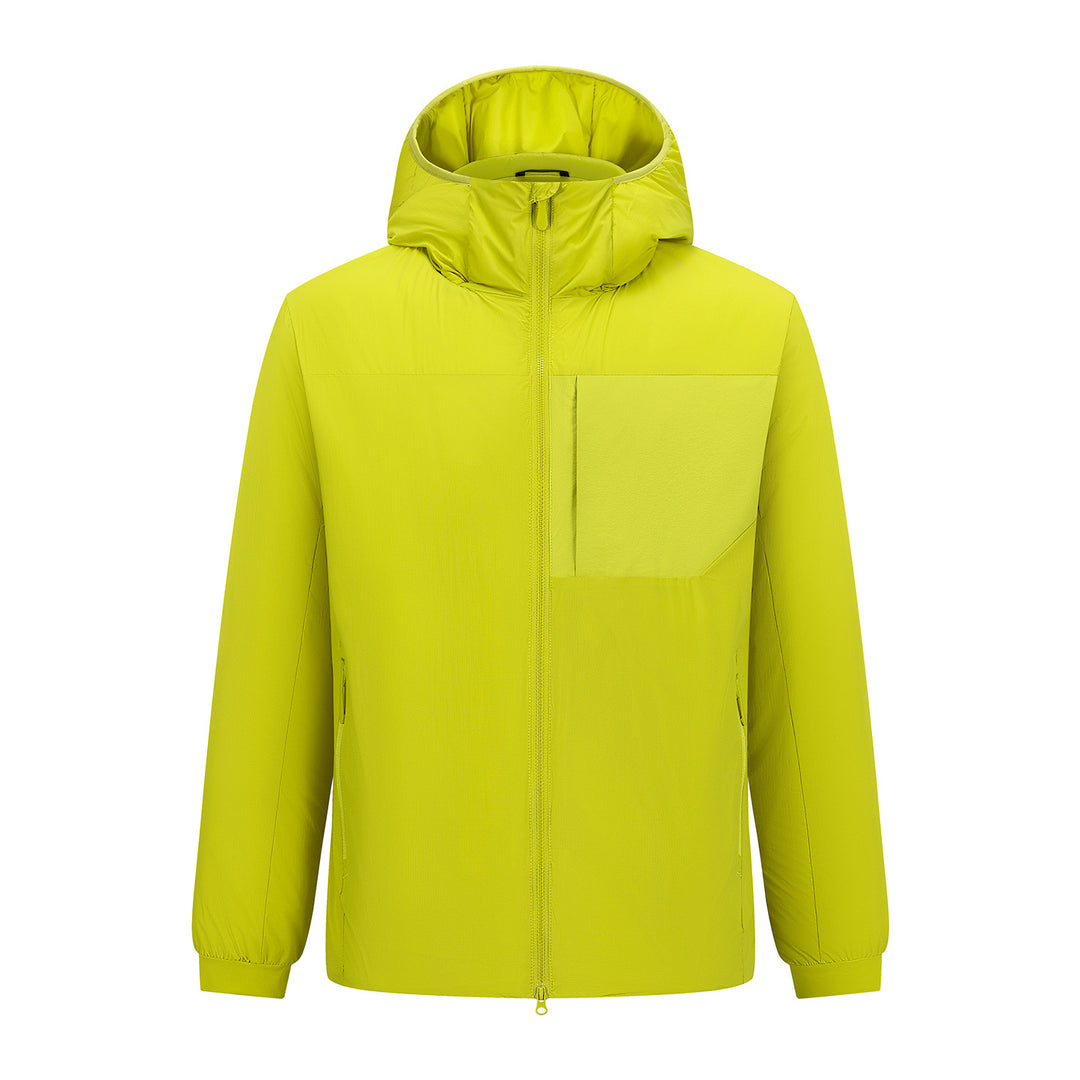Herren Leichter Kapuzen-Urbanparka mit Zwei-Wege-Reißverschluss und Brusttasche Nord Taschen