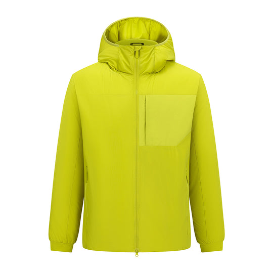 Herren Leichter Kapuzen-Urbanparka mit Zwei-Wege-Reißverschluss und Brusttasche Nord Taschen