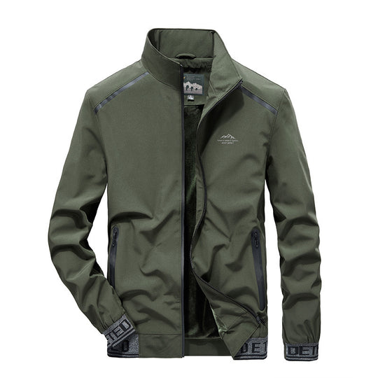 Herren Softshell-Trainingsjacke mit Fleece-Innenfutter, reflektierenden Einsätzen und winddichter Membran Nord Taschen