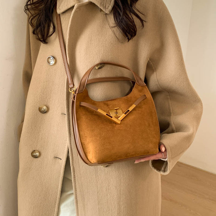 Damen elegante Umhängetasche mit abnehmbarem Kosmetiktäschchen Nord Taschen