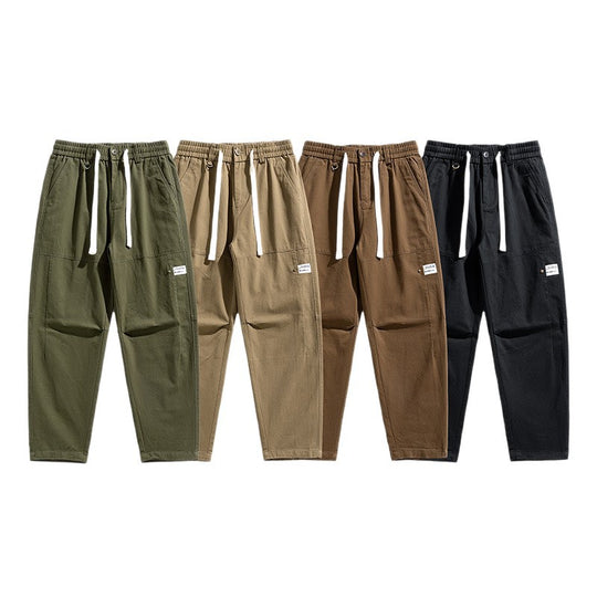 Herren Locker geschnittene Cargo-Jogginghose mit Tunnelzug, Knieabnähern und Utility‑Details Nord Taschen