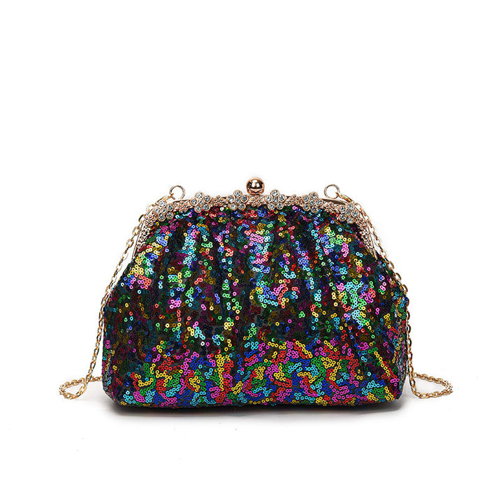 Damen glamouröse Abendtasche mit funkelnden Strassdetails Nord Taschen