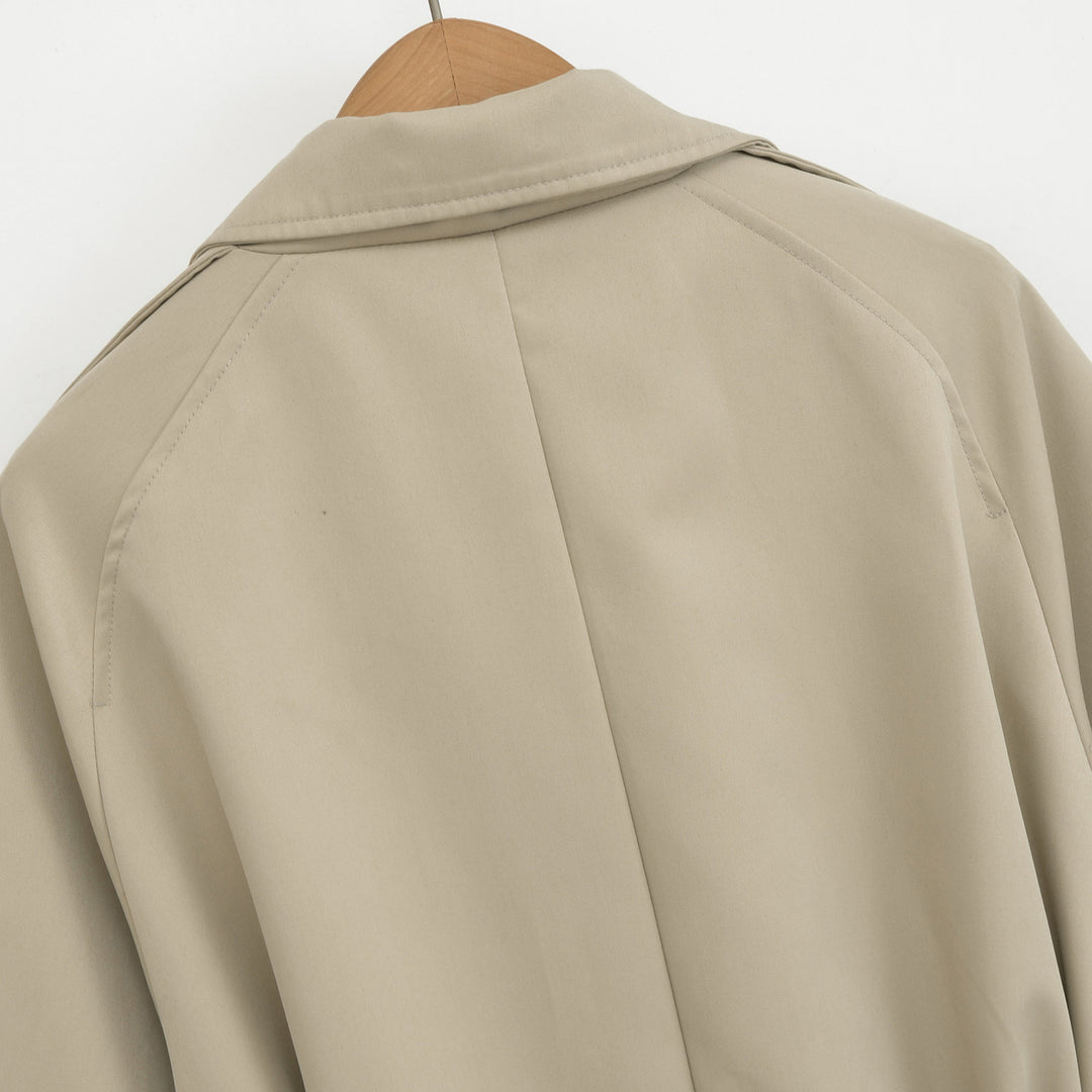 Damen Kurztrench mit Bindegürtel und weitem Arm Nord Taschen