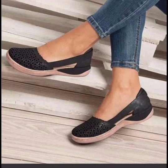 Damen Bequeme und luftige Freizeitschuhe mit durchbrochenem Design Nord Taschen