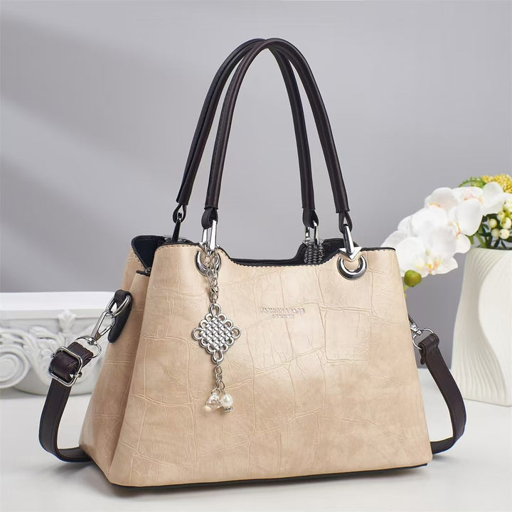 Damen elegante Handtasche im luxuriösen Krokodilleder-Look Nord Taschen