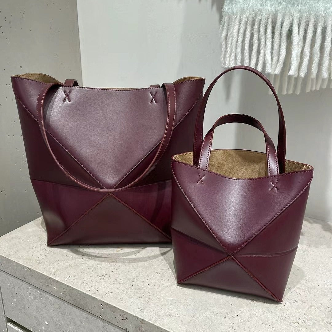 Damen elegante geometrische Tragetasche Nord Taschen
