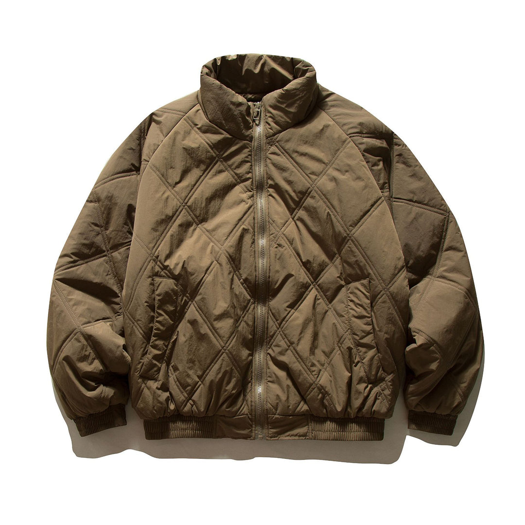 Unisex Boxy‑Steppblouson mit Diamantsteppung und hohem Funnelkragen Nord Taschen