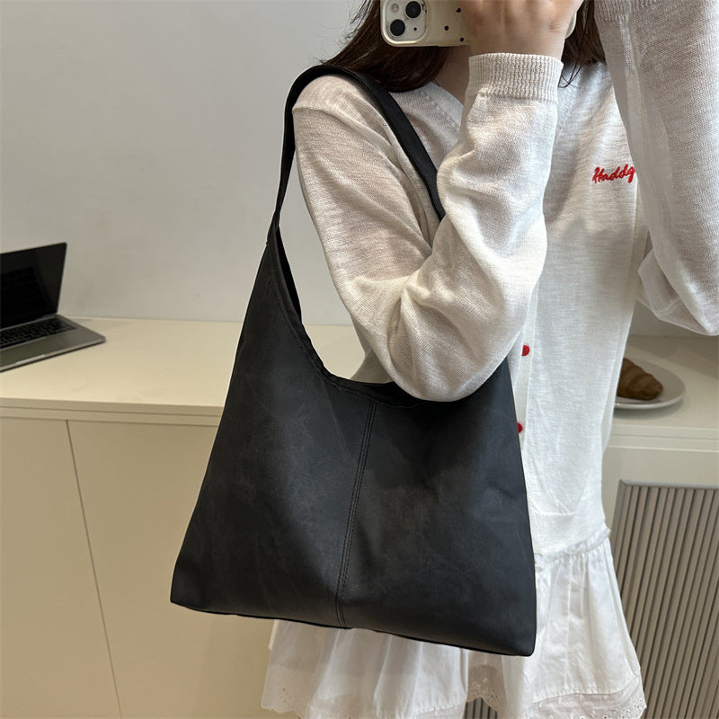 Damen Hobo-Tasche mit abnehmbarem Kosmetiktäschchen und luxuriösem Oberflächenmaterial Nord Taschen
