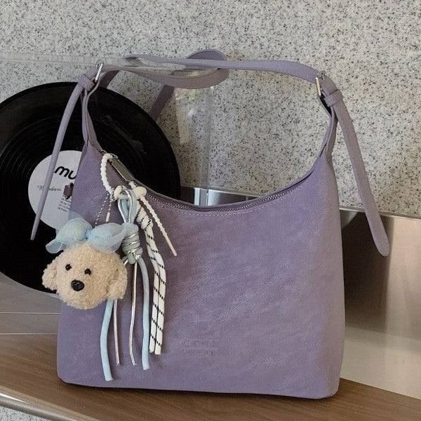 Damen Hobo Tasche mit charmantem Tieranhänger Nord Taschen