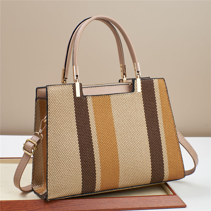 Damen elegante Designertasche mit strukturiertem Obermaterial und multifunktionalem Schultergurt Nord Taschen