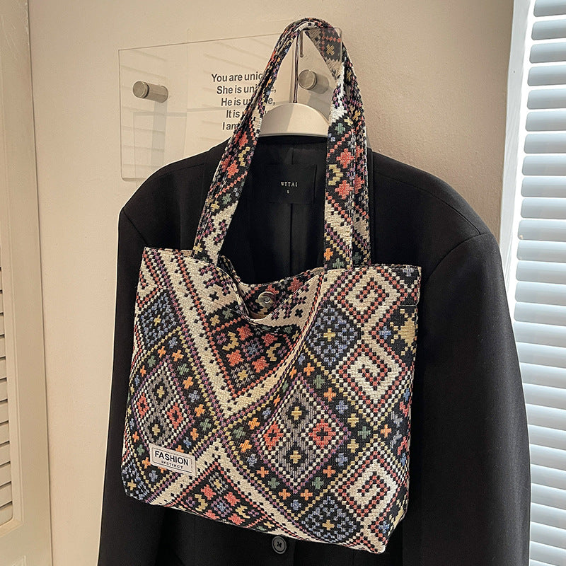 Damen Hobo-Tasche mit hochwertigem gewebtem Design Nord Taschen