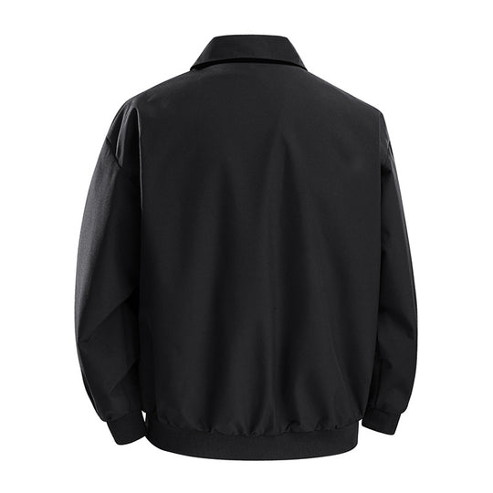Herren Oversize-Utility-Coachjacke mit Reißverschluss, Druckknopfleiste und elastischen Bündchen Nord Taschen
