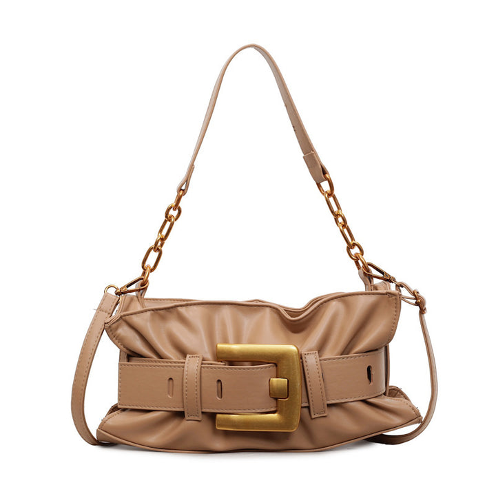 Damen Umhängetasche mit eleganter Gürtelschnalle Nord Taschen